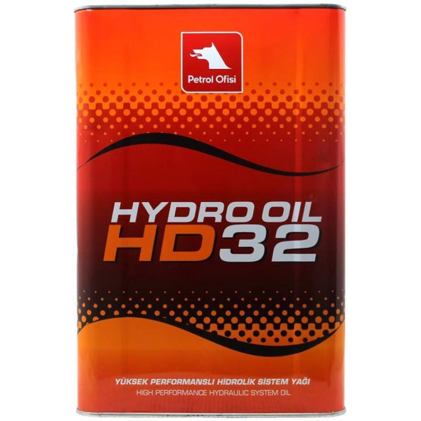 PETROL OFİSİ HYDRO OIL HD 32 16 LT  HİDROLİK YAĞI - 2