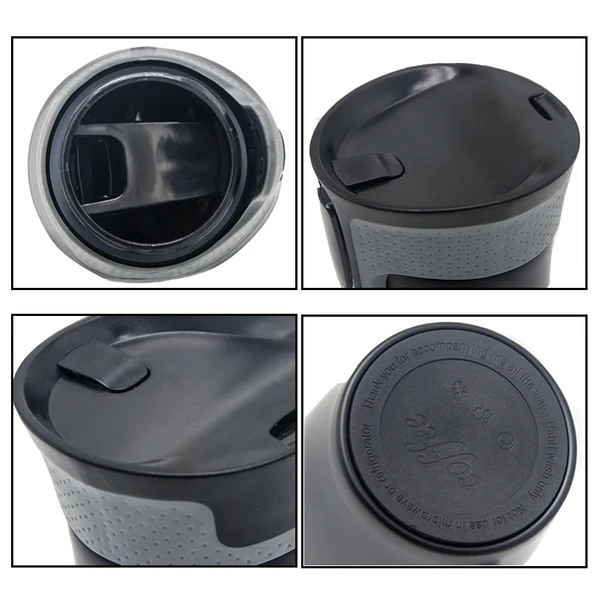 Ayt Sunup Paslanmaz Çelik 450 Ml Vakumlu Termos Sıcak Soğuk Termos Butonlu - 3