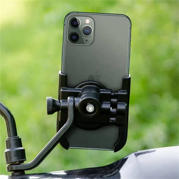 Ayt Sunup Motosiklet Telefon Tutucu Standı Dikey Ve Yatay Kullanım - 3