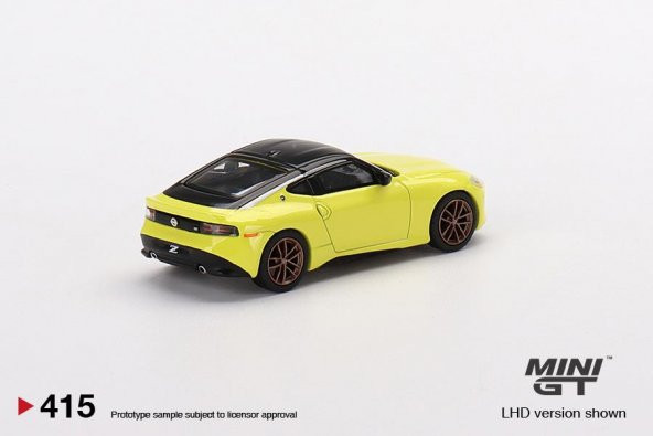 Mini GT Nissan Z Proto Spec 2023 Ikazuchi Yellow - 415 - 2