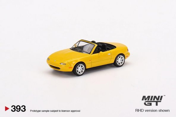 Mini GT Eunos Roadster Sunburst Yellow - 393 - 2
