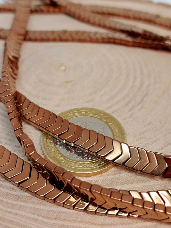 Hematit Taşı Dizi 6*2mm (44475) - Resim 2