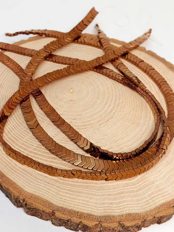 Hematit Taşı Dizi 6*2mm (44475) - Resim 3