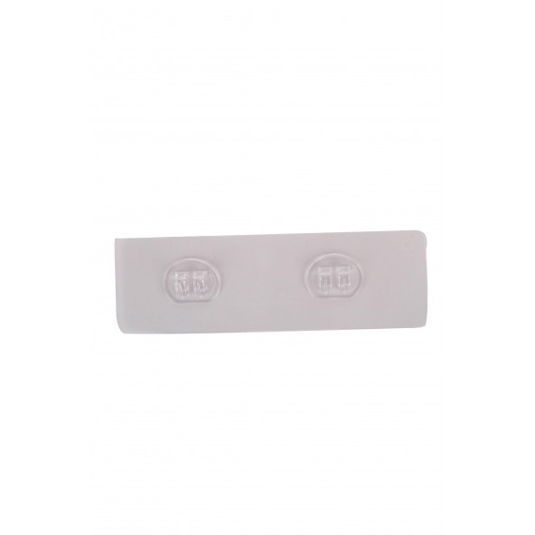 Risingmaber Beyaz Metal Yapışkanlı Saç Kurutma Askısı, Yapışkanlı Banyo Düzenleyici Organizer Fön Makinelik - 6
