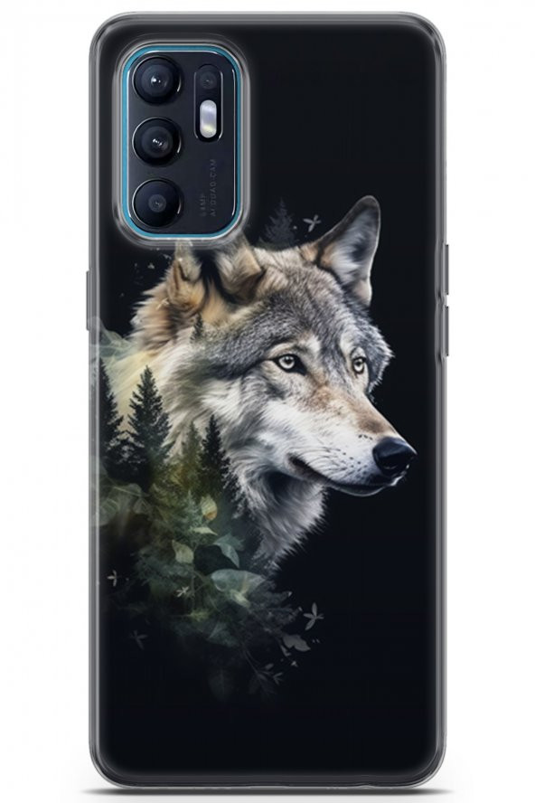 Oppo Reno 6 4G Kılıf Kingo 5 İran Kurdu Koruma Kılıfı
