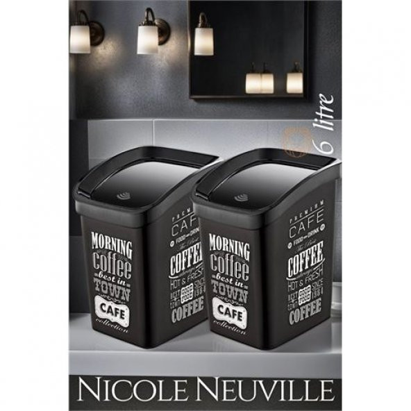 Transformacion Çöp Kovası 2 li Set Nicole Neuville Design 719285