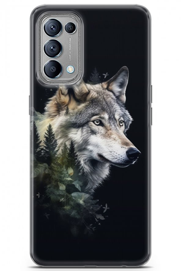 Oppo Reno 5 Kılıf Kingo 5 İran Kurdu Koruma Kılıfı