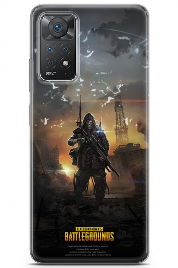 Xiaomi Redmi Note 11 Pro Uyumlu Kılıf Pubg 23 Cover PlayerUnknown's - 1
