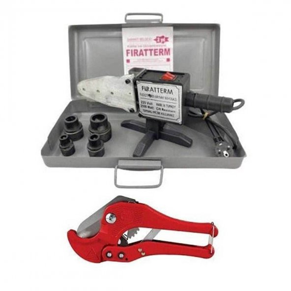 FinDit Fıratterm 2500W Pvc Pafta Plastik Boru Tesisat Kaynak Makinesi
