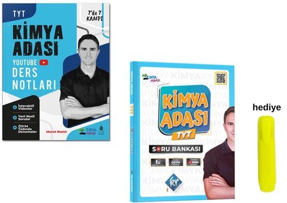 Kimya Adası TYT Kimya Ders Notları Ve Soru Bankası Seti