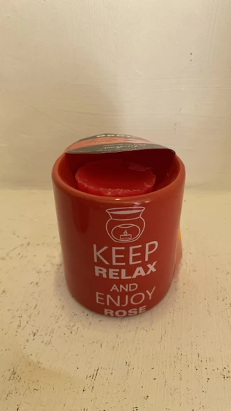 Buhardanlık Set Buhurdanlık Keep Relax Kırmızı - 3