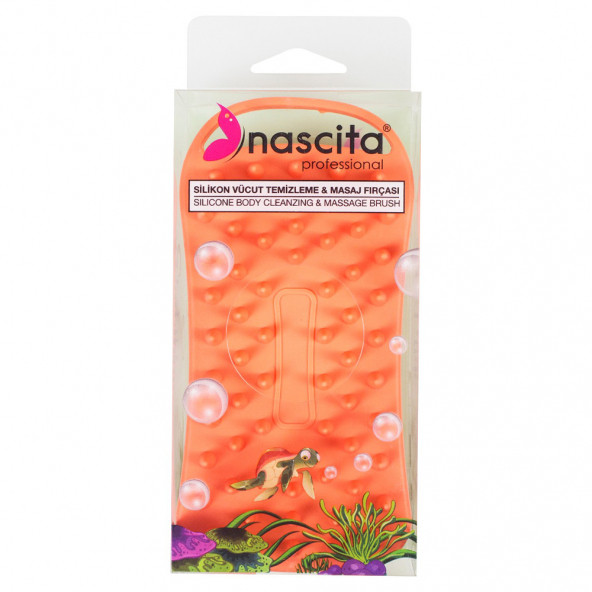 Nascita 3 Boyutlu Profesyonel Saç Fırçası + Silikon Vücut Masaj Ve Temizleme Fırçası - 8