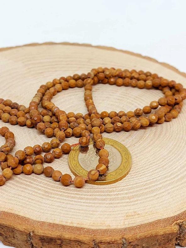 Jasper Taşı Faset Kesim Dizi 4mm (44535) - Resim 2