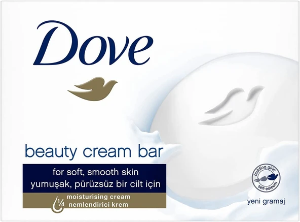 Dove Beauty Cream Bar Katı Güzellik Sabunu Original Nemledirici Etkili, 90 g
