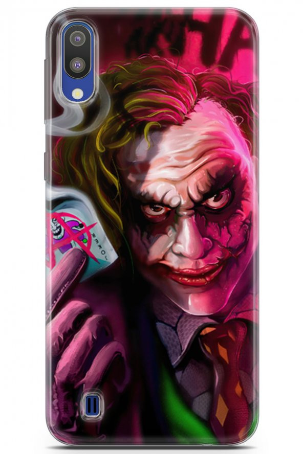 Samsung Galaxy M10 Uyumlu Kılıf Dc 23 Joker Kart Telefon Kabı Çok Renkli