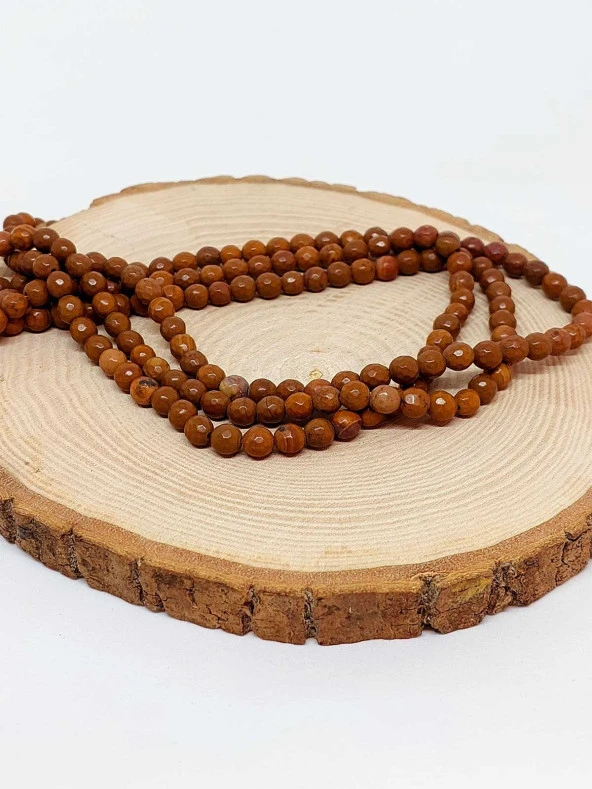 Jasper Taşı Faset Kesim Dizi 5.5mm (44545) ürün görseli