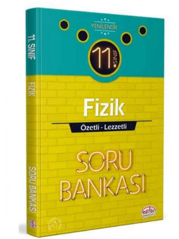 Editör Yayınları 11. Sınıf Fizik Özetli Lezzetli Soru Bankası