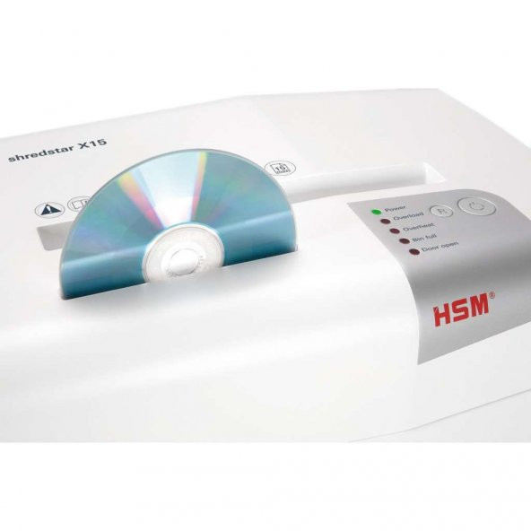Hsm Shredstar X15 Evrak Imha Makinesi / Kağıt Kırpma Makinesi - CD Imha Makinesi - Çapraz/konfeti Kesim 4X37MM - 26LT - 7
