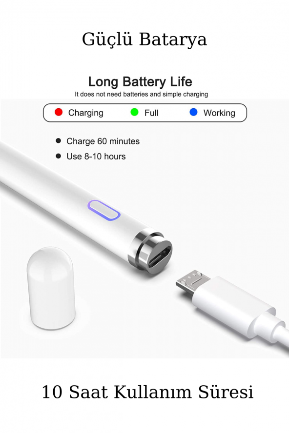 Honor Pad Serisi Uyumlu Dokunmatik Ekran Kalemi Yazı ve Çizim için Tablet Kalemi - 4