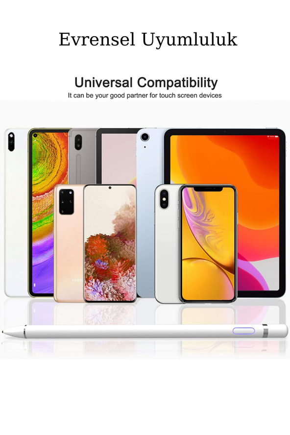 Honor Pad Serisi Uyumlu Dokunmatik Ekran Kalemi Yazı ve Çizim için Tablet Kalemi - 5