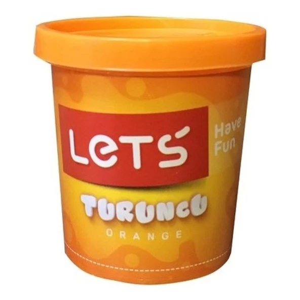 LETS TEK RENK OYUN HAMURU TURUNCU 115 GR