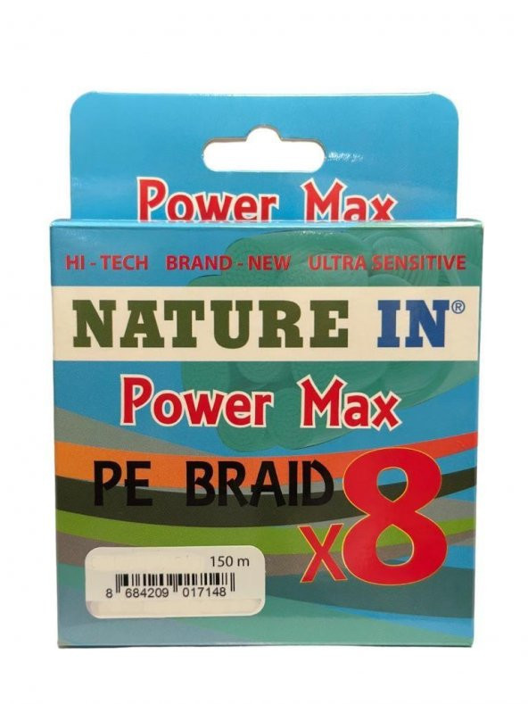 Nature İn Power Max PE 8X 150m  Haki  Misina