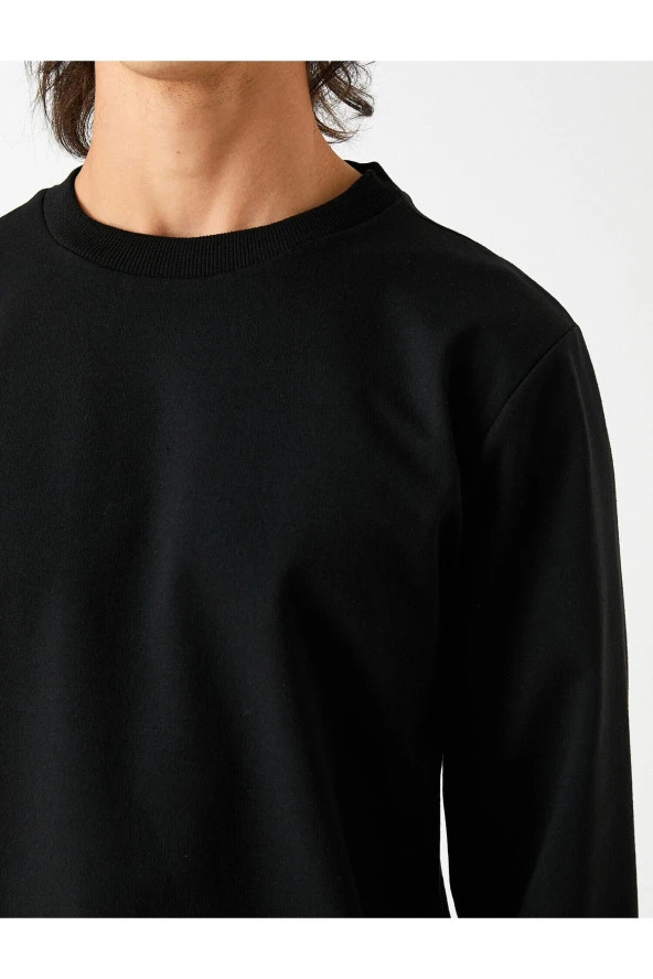Basic Sweatshirt - Resim 5