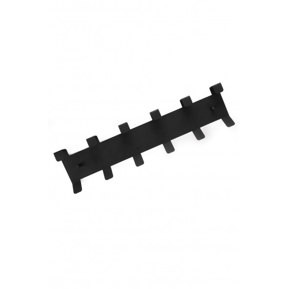 Risingmaber Metal Siyah Amerikan Kapı Arkası Yapışkanlı Askılık Banyo Askılık ve Duvar Askısı MT84S - 5