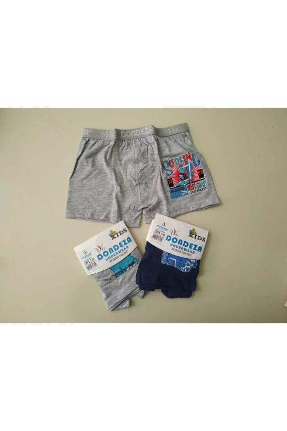 3lü Paket Erkek Çocuk Boxer - 2