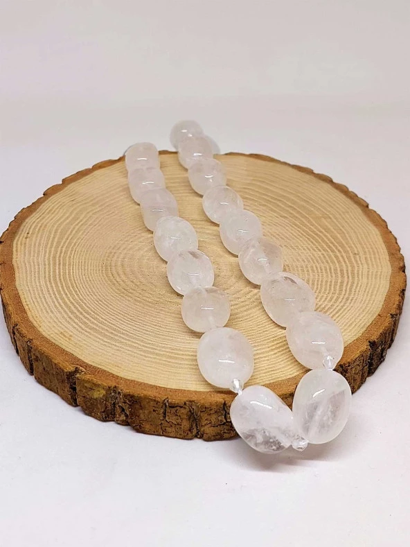 Kristal Kuvars Taşı Şekilli Dizi (44575) ürün görseli