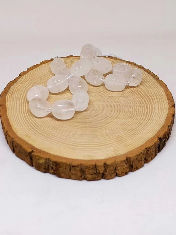 Kristal Kuvars Taşı Şekilli Dizi (44575) - Resim 3