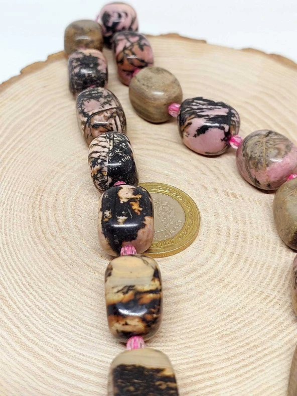 Rodonit Taşı Şekilli Dizi (44580) - Resim 2