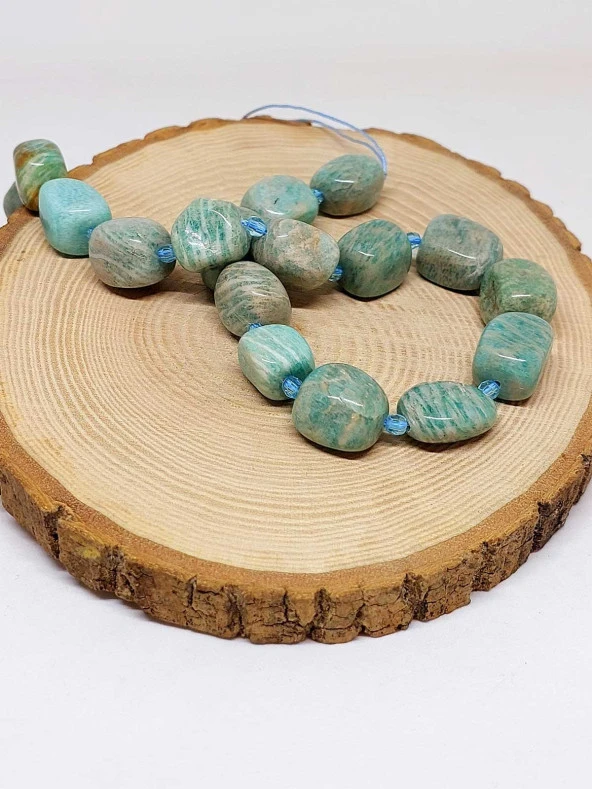 Amazonit Taşı Şekilli Dizi (44585) - Resim 3