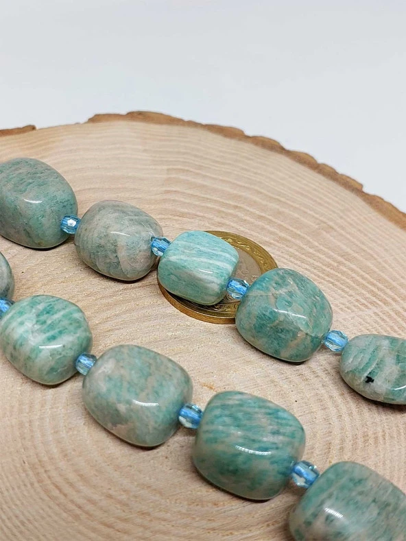 Amazonit Taşı Şekilli Dizi (44585) - Resim 2