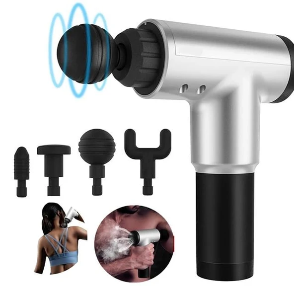 Powermaster KH-320 Şarjlı Sporcu Koşucu Darbeli Titreşimli Masaj Aleti 6 Kademeli 2000Mah - 7