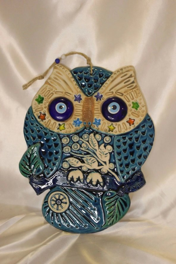 Nazar Boncuğu Duvar Süsü Baykuş ürün görseli