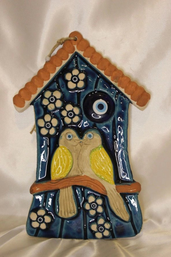 Nazar Boncuğu Duvar Süsü Kanarya - Resim 6