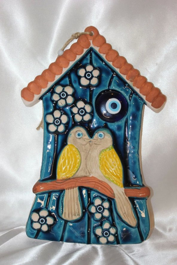 Nazar Boncuğu Duvar Süsü Kanarya - Resim 8