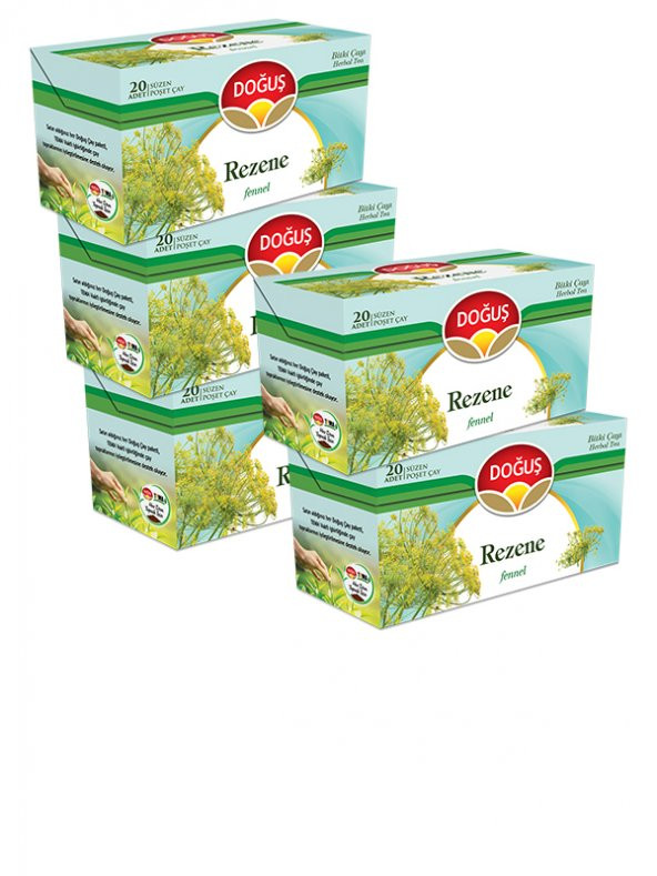 REZENE ÇAYI 20 SÜZEN POŞET (30 gr), 5 ADET