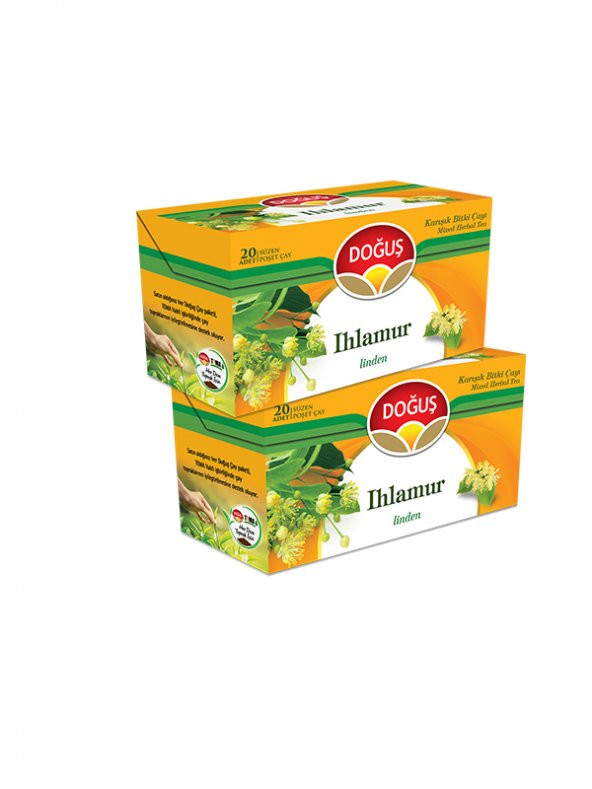 IHLAMUR ÇAYI 20 SÜZEN POŞET (30 gr), 2 ADET