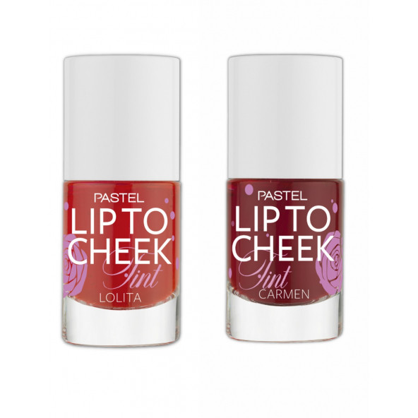 Pastel Lip To Cheek Tint Carmen ve Tint Lolita Ruj Ve Allık 2 li Set