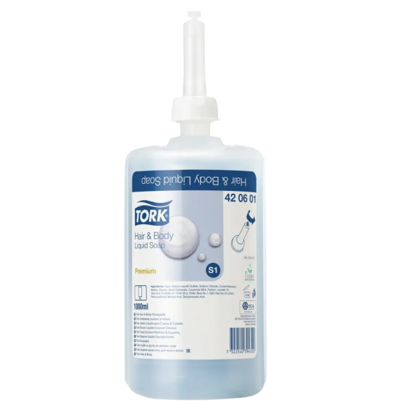 1 Ad. Tork Sıvı Sabun Dispenseri Beyaz 560000 + 1 Litre Tork Sıvı Sabun Premium Hediyeli - 3