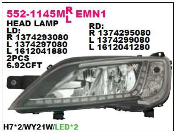 DEPO FAR SAĞ DUCATO III/JUMPER BM 14-