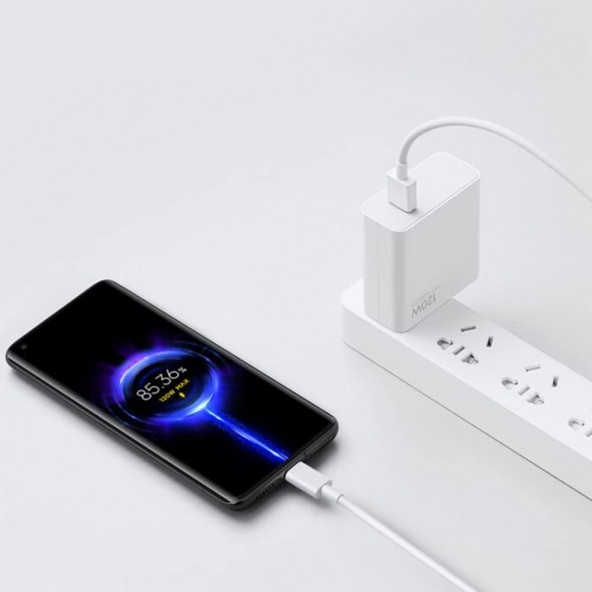Xiaomi 120W Hızlı Çift Turbo Şarj Aleti Seti (Type-A) İthalatcı Garantili 120Watt - Resim 4