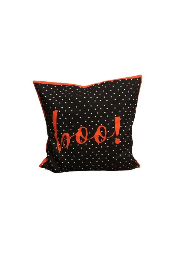 Halloween, Pumpkin, Sonbahar Boo Serisi No:3 Kırlent - Kırlent Kılıfı - Resim 2