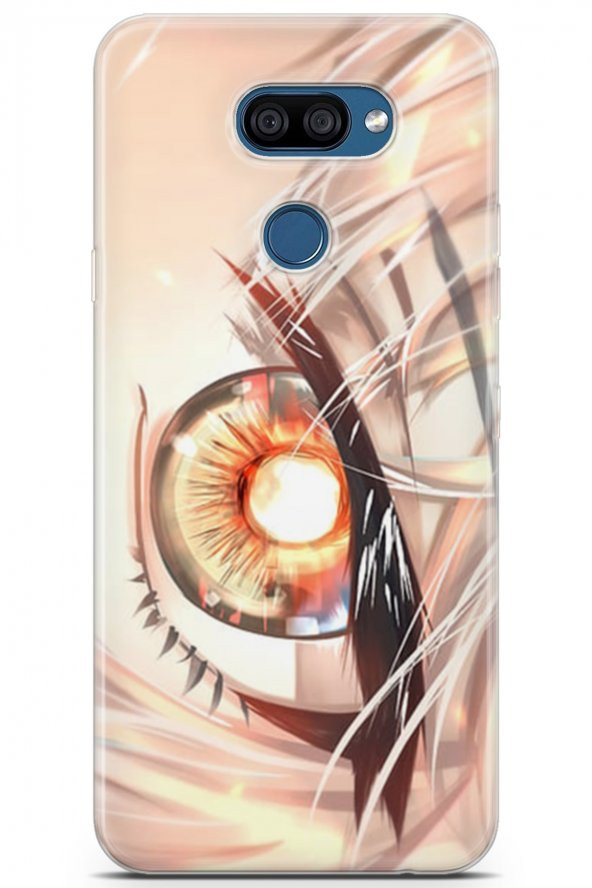 LG K40s Uyumlu Kılıf Anime 21 Göz Darbe Önleyici Kapak Bej