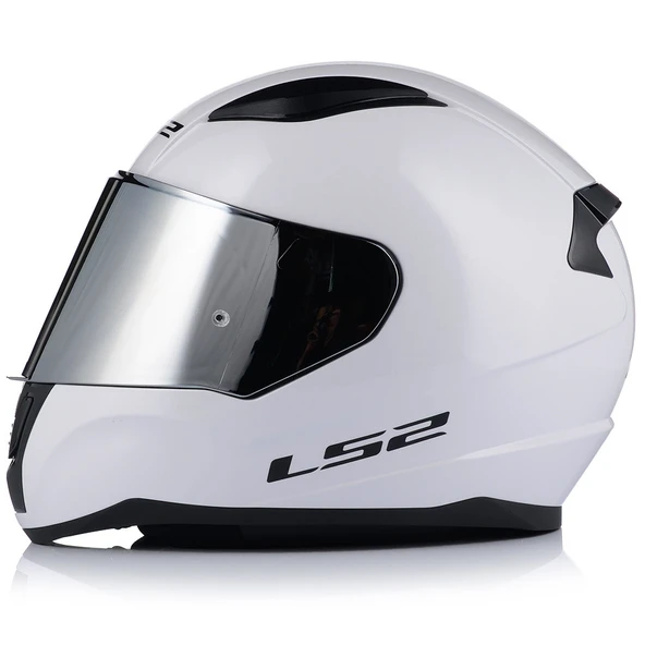 Ls2 Rapıd 2 Beyaz Fullface Motosiklet Kaskı Gri Camlı - 2