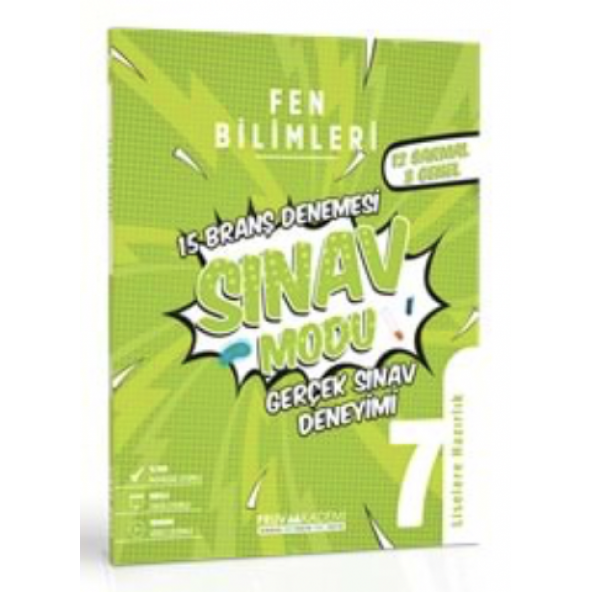 7. SINIF SINAV MODU FEN BİLİMLERİ