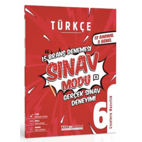 6. SINIF SINAV MODU TÜRKÇE