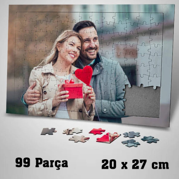 Puzzle A4 99 Parça Kişiye Özel